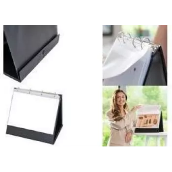 RILLSTAB RI94160 A4 liggend tafel-flipchart-hoesjes, 10-pack, zuurvrij polypropyleen, transparant