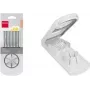 Metaltex universele eiersnijder, ABS-kunststof, zilver/wit, 1 stuk (204510014)