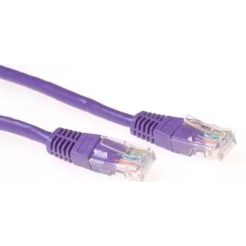 ACT IB4715 Cat5e U/UTP netwerk-patchkabel, RJ45, paars, 15 m