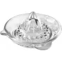 Metaltex 242080000 glazen citruspers, transparant, 130 mm diameter, handmatig, met zijhandgreep en tuit