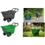 Bradas HANDY-GO tuinkruiwagen 90 L groen, 150 kg draagvermogen, kunststof bak, stalen frame, luchtband TQ-WB090GR