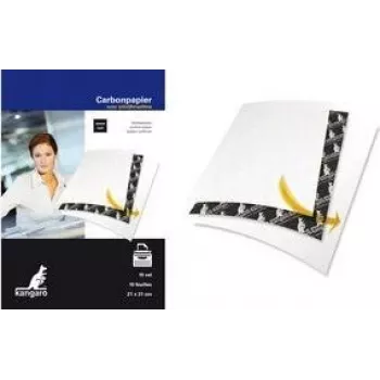 KANGARO carbonpapier DIN A4+, 100 vel, zwart, 210 x 310 mm, voor typemachines K-7800492