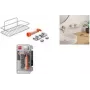 Metaltex Reflex Luxy Vacuum-Fix wandplank zilver 1-etage 403329000