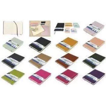 KANGARO schetsboek A4, 80 vel, heather purple PU hardcover, 140 g/m² crème papier K-861333