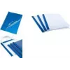 PAVO thermobindmap A4, 3 mm, lederlook blauw, transparante voorzijde, 1 stuk 8011575