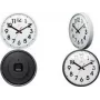 NEXTIME NXT quartz wandklok 260 mm zwarte behuizing witte wijzerplaat 7308ZW