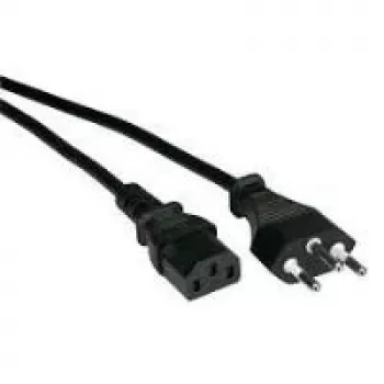 VALUE netkabel Zwitserse type J naar IEC C13 1,8m zwart 19.99.1220