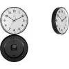 NEXTIME STIL quartz wandklok 400 mm witte wijzerplaat zwarte wijzers 7317-V2