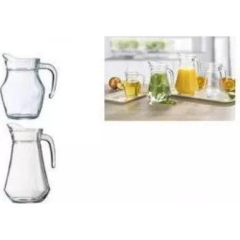 Esmeyer Arcoroc ARC glazen kan, 1,0 L, hardglas, zonder deksel, 6-pack (410-018)