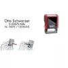 Trodat Printy 4910 4.0 automatische zelfinktende tekststempel, 3 regels, zwart 53536