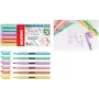 Kores fiberpen penseelpunt marker pastel stijl, 1 stk. M21462