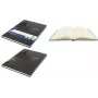 KANGARO Design schetsboek A4, 80 vel, 140 g/m², crème wit, zuurvrij, hardcover, zwart K-5566