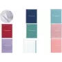 MIQUELRIUS collegeblok notitieboek EMOTIONS, DIN A4, rood Seyès, 80 vel, 90 g/m², wit papier, 1-pack (MR2106)