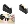 RAADHUIS tafeltape dispenser B2, ongevuld, zwart, antislip basis, voor tape tot 19 mm (RD-3836200)