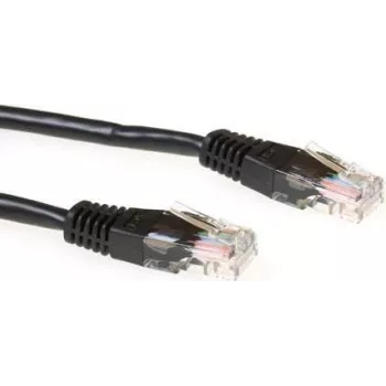 ACT IB9901 Cat6 U/UTP netwerkkabel, 1m, zwart