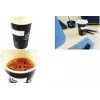 KANGARO Eco papieren beker 180 ml zwart/wit warme & koude dranken (1 stk) K-157001
