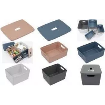 Kangaro deksel voor opbergbox M, polypropyleen, roze, passend voor 20-28 liter boxen, 1 stuk (K-670023)
