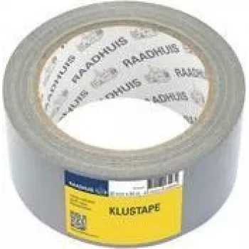 RAADHUIS weefband, 50 mm x 50 m, zilveren tape voor reparaties, handafscheurbaar – 1 rol (RD-351312)