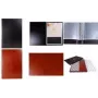 Multo Hannibal A4 presentatiemap, 20 hoesjes, cognac kunstleer, soft touch MU-202044