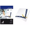 KANGARO K-7900086 carbonpapier, DIN A4, 10 vel, blauw, 210 x 297 mm, voor handschrift