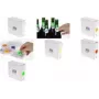 RILLPRINT markeringspunten 35 mm wit permanent zelfklevend - kartonnen dispenser (89310)