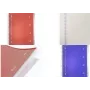 KANGARO collegeblok 4-in-1, DIN A4, 100 vel, gelinieerd, blauwe PP-kaft, met 4 verschuifbare tabbladen K-58381