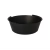 PAPSTAR Circulware herbruikbare schaal, rond, 1200 ml, zwart, polypropyleen met 30% minerale vulstoffen, 1 stuk (97019)