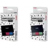 Trodat 9051 meerkleuren stempelkussen, 3 kleuren zwart/rood/blauw, 90 x 50 mm, documentechte inkt 204097