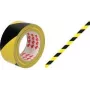 RAADHUIS vloermarkeerband, 50 mm x 33 m, zwart/geel PVC, 1 rol RD-351142-3