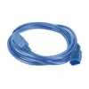 ACT netkabel C14 naar C21 IEC 60320 blauw 3 m (AK5384)