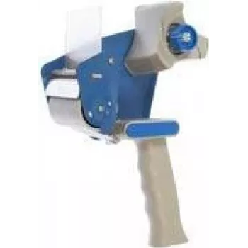RAADHUIS handige handafroller voor verpakkingsband, grijs/blauw, voor 50 mm x 66 m band, 1 stuk (RD-351147)
