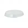 PAPSTAR Circulware ronde transparante deksel voor schalen, polypropyleen met 30% minerale vulstoffen, 180 mm, 1 stuk 97020