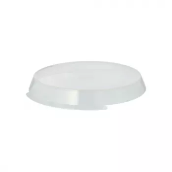 PAPSTAR Circulware ronde transparante deksel voor schalen, polypropyleen met 30% minerale vulstoffen, 180 mm, 1 stuk 97020