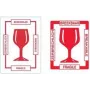 RILLPRINT 76810 breekbare waarschuwingsetiketten, permanent hechtend, wit/rood, 74 x 105 mm, 500 etiketten per rol
