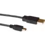 ACT SB2413 USB 2.0-kabel 3 m USB-A stekker naar Mini-USB B stekker zwart