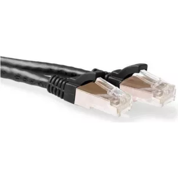 ACT 15 m CAT6a S/FTP Snagless patchkabel, zwart FB6915