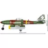 COBI bouwstenen Messerschmitt Me-262-1A 505 onderdelen