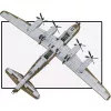 COBI Blocks Boeing B-29 Superfortress 1074 onderdelen