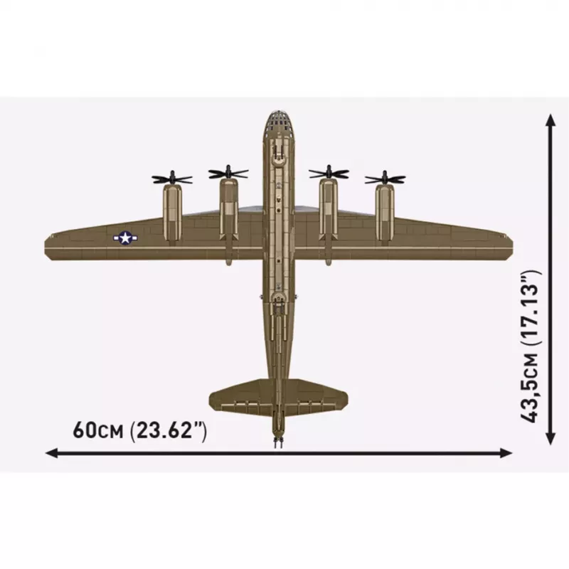 COBI Blocks Boeing B-29 Superfortress 1074 onderdelen