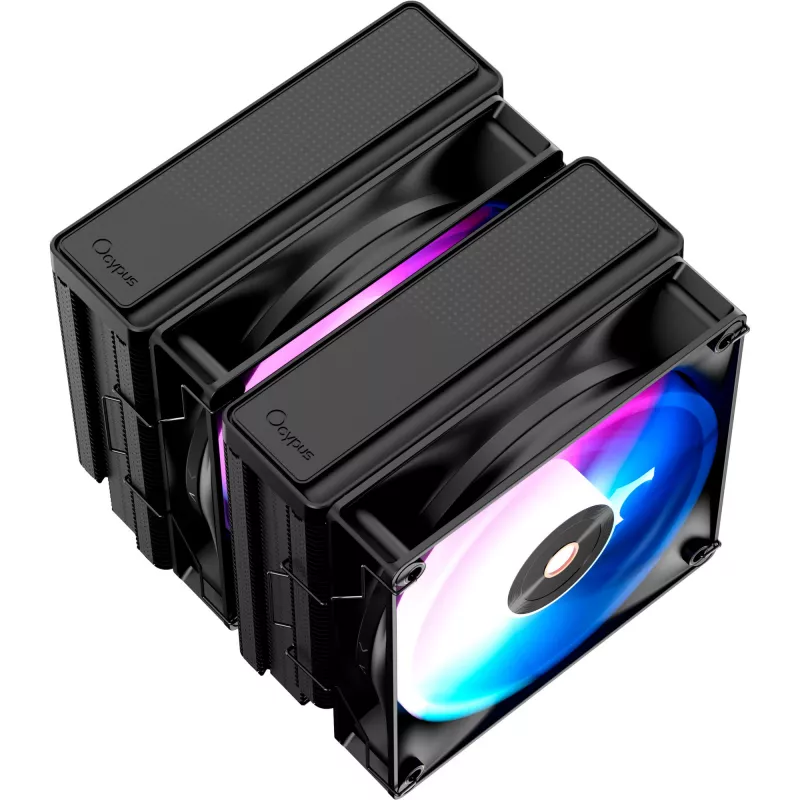 Ocypus Delta A62 ARGB zwart 120 mm PWM behuizingsventilator