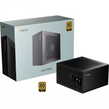 OCYPUS Iota P850 zwart 850W 80 PLUS Gold volledig modulaire ATX 3.0 PCIe 5.0 voeding