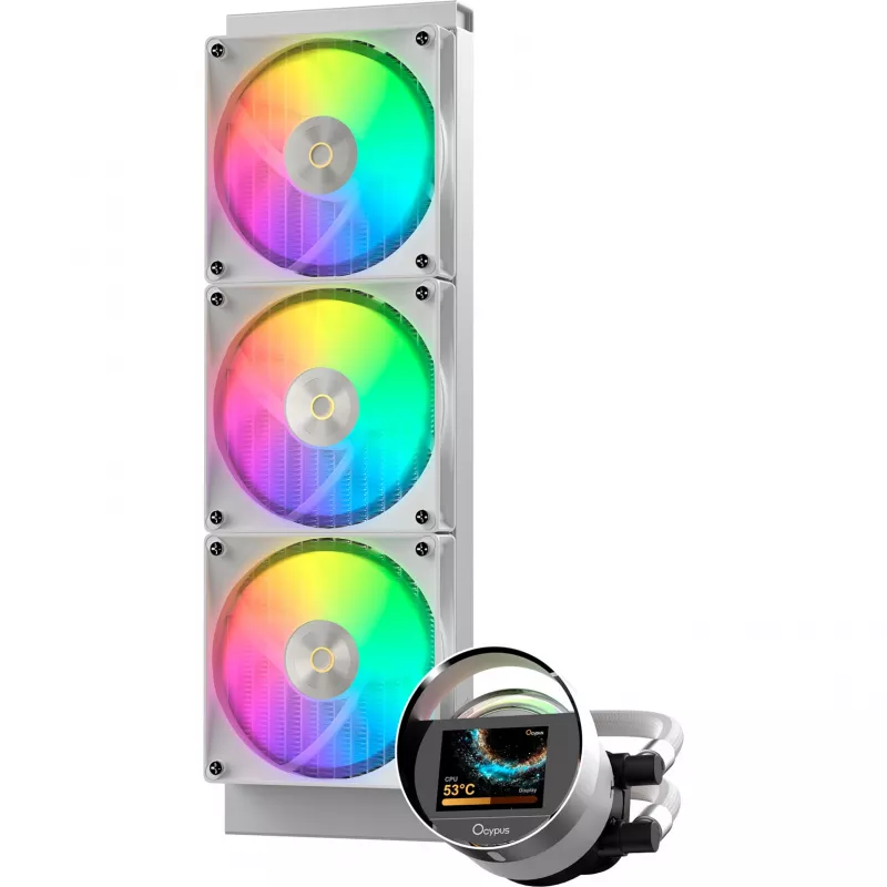 Ocypus Sigma L36 ARGB wit 360mm vloeistof-CPU-koeler