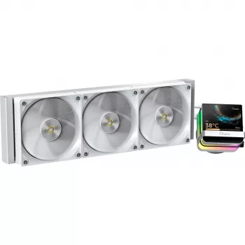 Ocypus Sigma L36 PRO wit 360mm ARGB AIO vloeistof-CPU-koeler