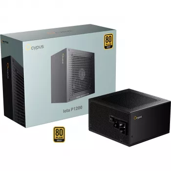OCYPUS Iota P1200 1200W 80 PLUS Gold volledig modulaire ATX 3.0 voeding - zwart