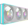 Ocypus Sigma F36 ARGB 365 mm drievoudige ventilator met enkel frame, wit