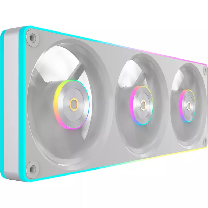 Ocypus Sigma F36 ARGB 365 mm drievoudige ventilator met enkel frame, wit
