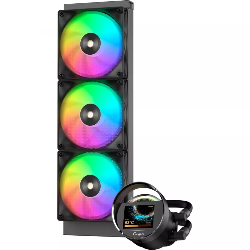 Ocypus Sigma L36 ARGB zwart 360mm AIO vloeistof-CPU-koeler