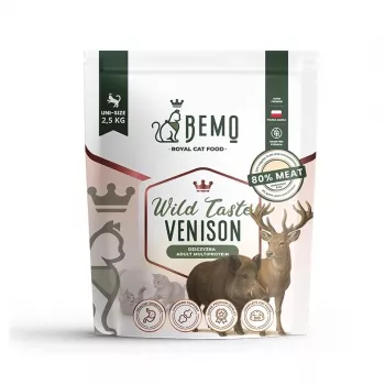 BEMO Cat Wild Taste wildvlees - droogvoer voor katten - 2,5 kg