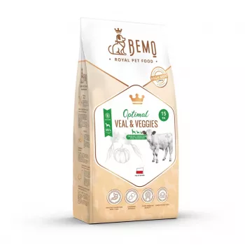 BEMO Optimal kalf & groente medium/large - droogvoer voor honden - 15kg