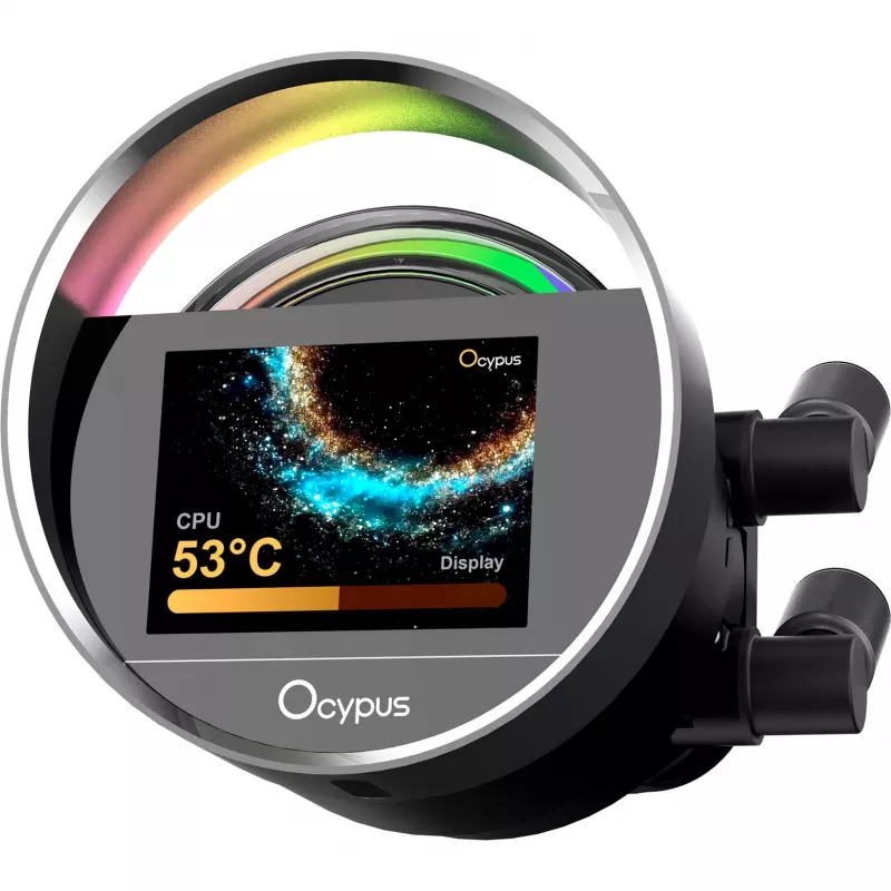 Ocypus Sigma L24 ARGB 240mm vloeistof-CPU-koeler - zwart
